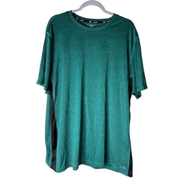 Tek Gear Men's DryTek Short Sleeve Top in Green Size XXL Tall - Picture 1 of 4